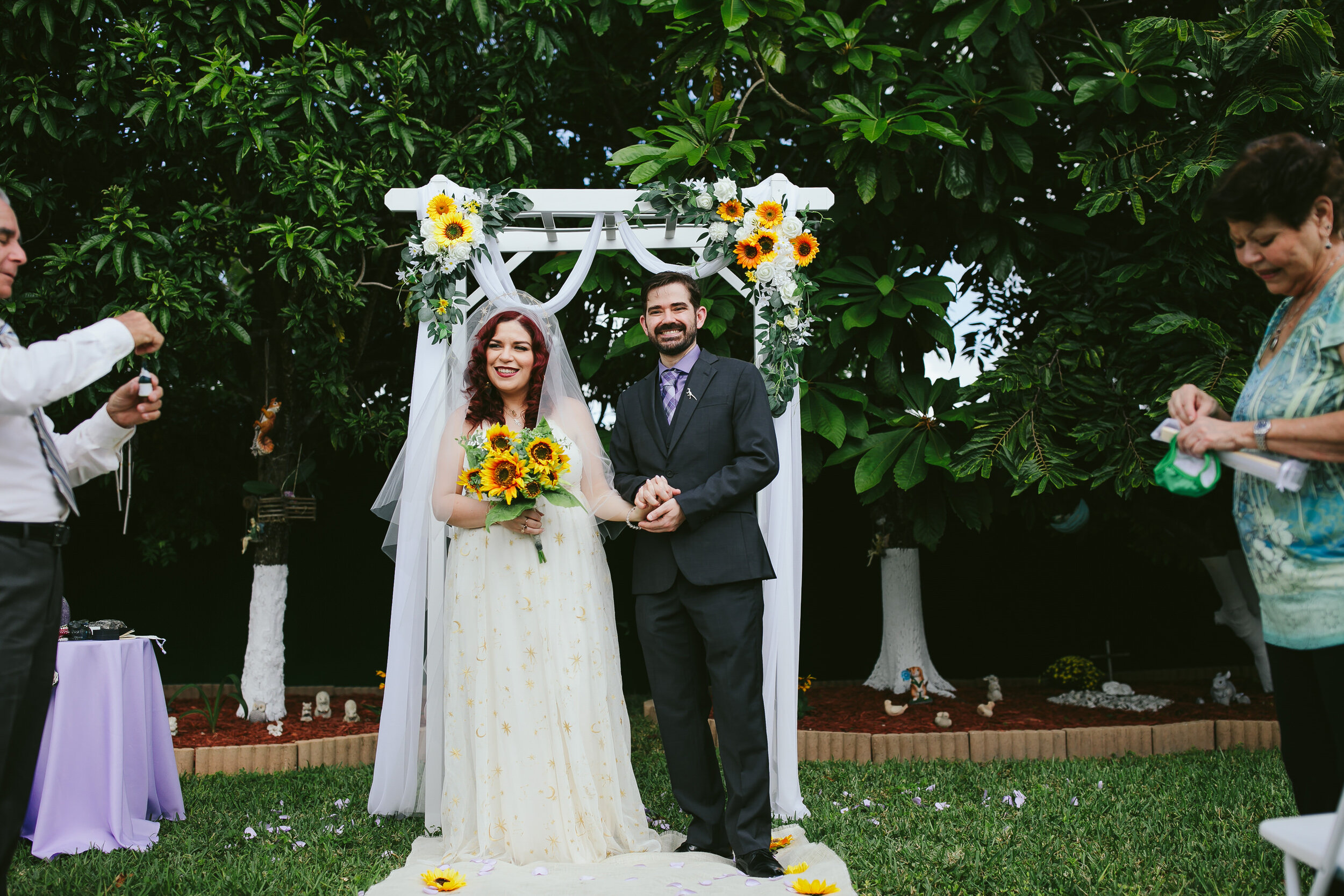 Bride-Groom-Just-Married-Homestead-Backyard-Wedding-Ceremony