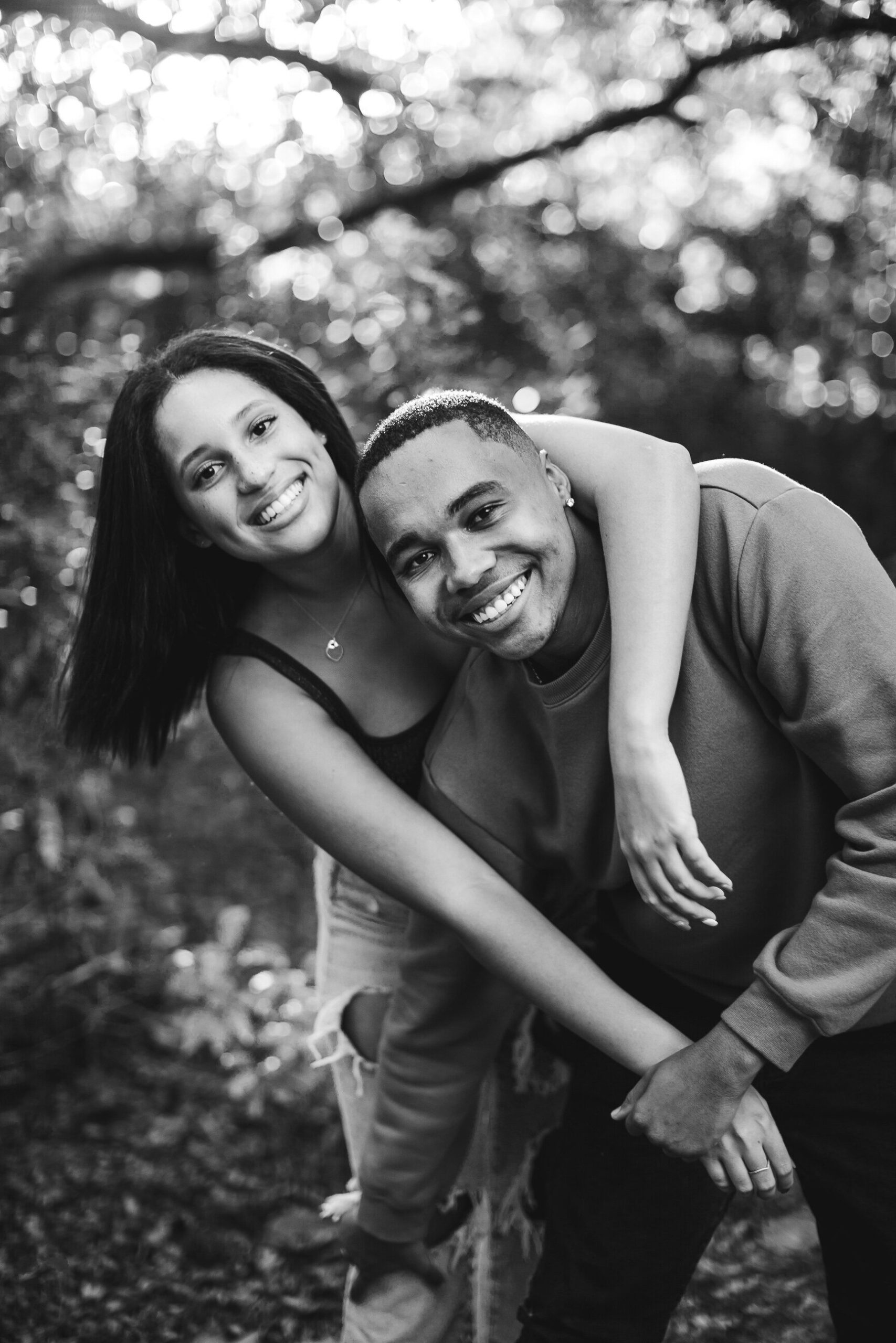 Cute-Couples-Portraits-Wilton-Manors-Black-and-White-Image