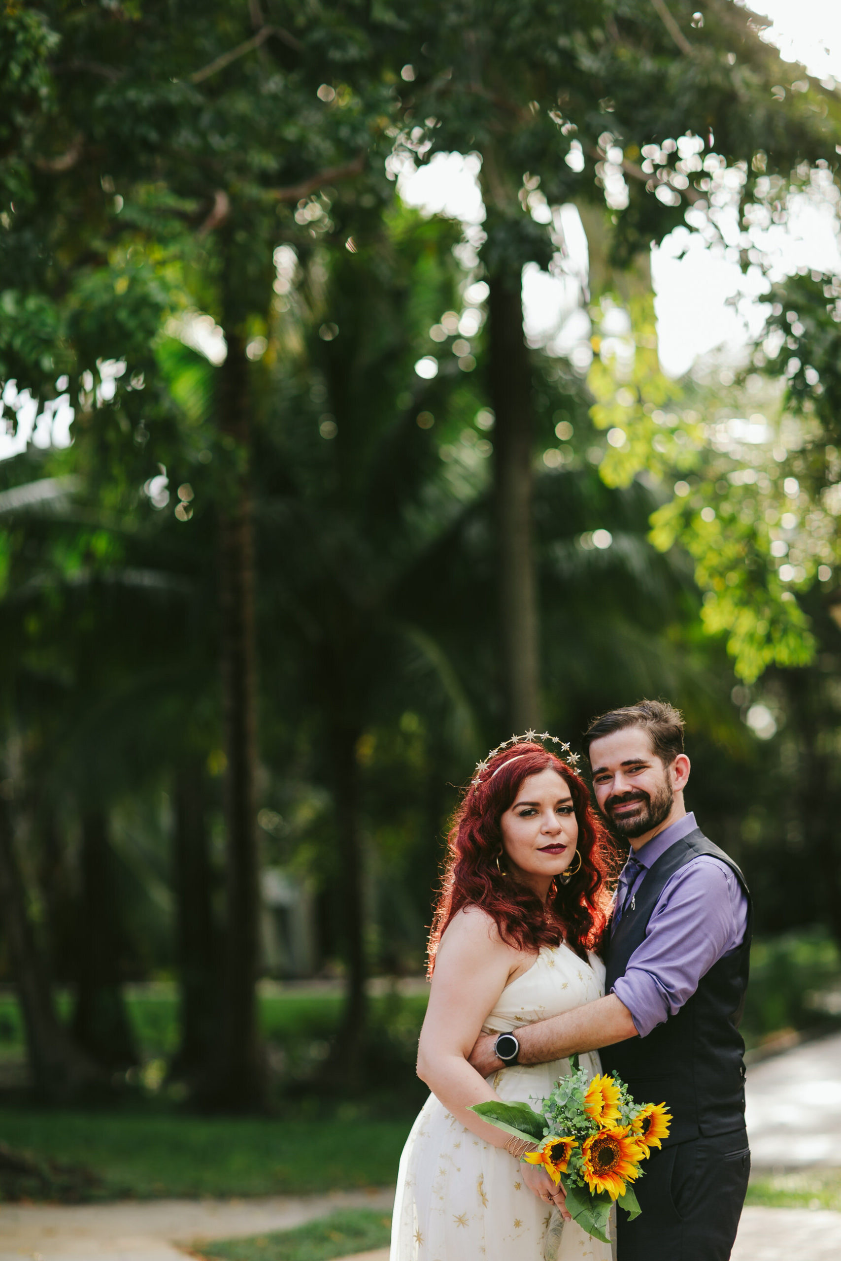 Beautiful-Bride-Groom-Portrait-Non-Traditional-Wedding-Day-South-Florida