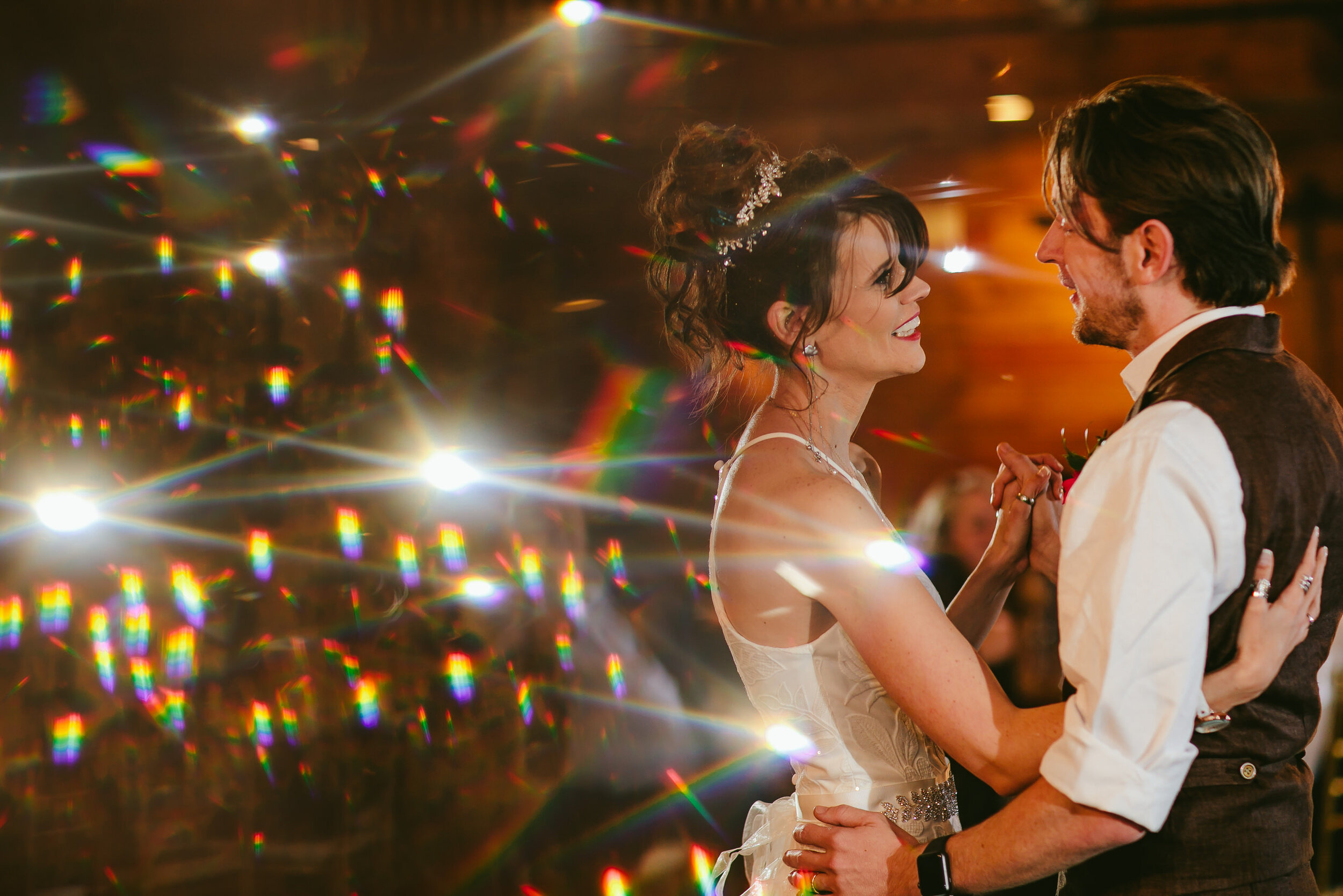 Bride-Groom-First-Dance-Rainbows-Apopka-Wedding-Tiny-House-Photo