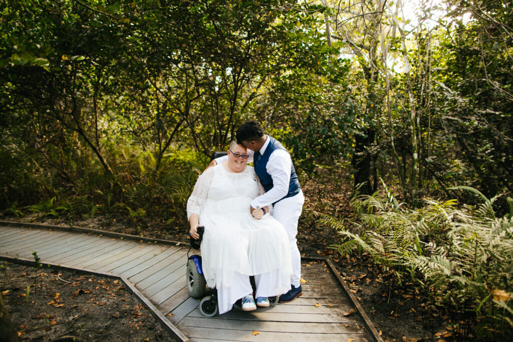 LGBTQ Wedding Secret Woods Nature Center