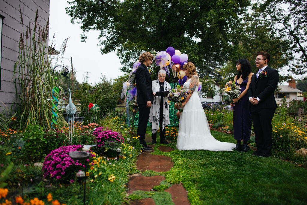 Intimate Backyard Wedding Colorado Springs