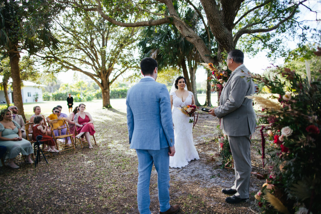 Wedding Ceremony Vero Beach Tree House
