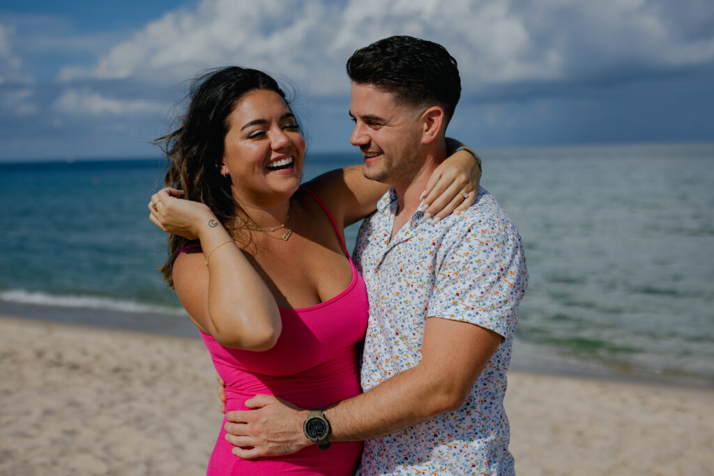 Fort Lauderdale Beach Couple gets engaged.