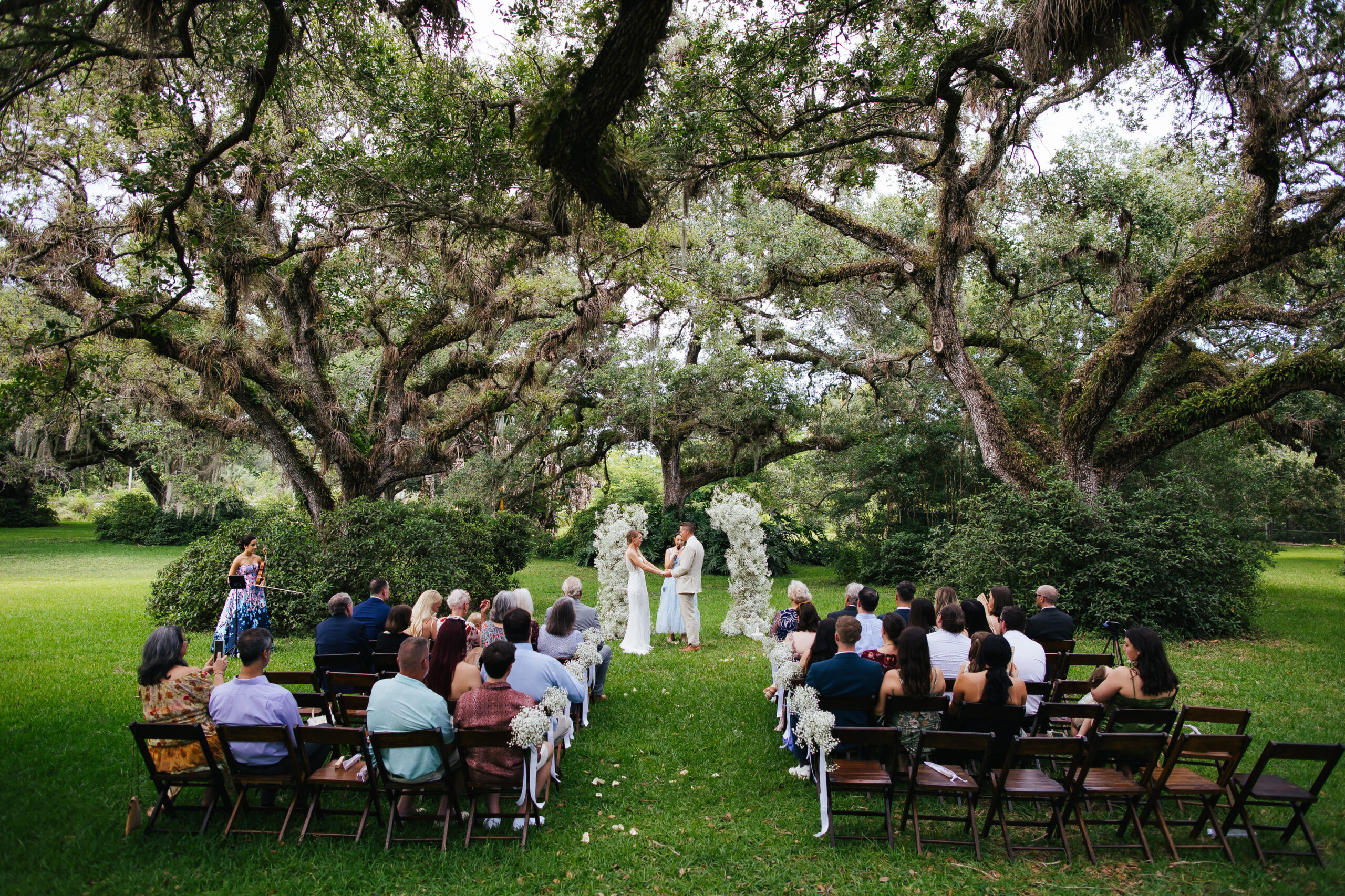 Garden Wedding Ceremony in Davie Florida