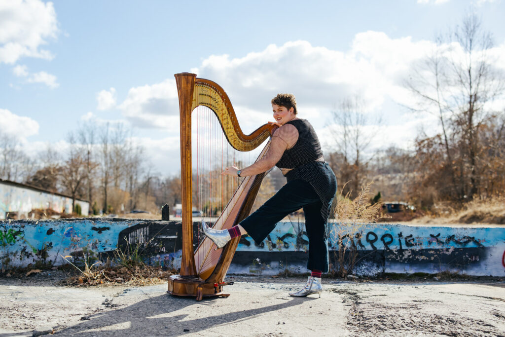 Branding Photos for Harpist by Tiny House Photo