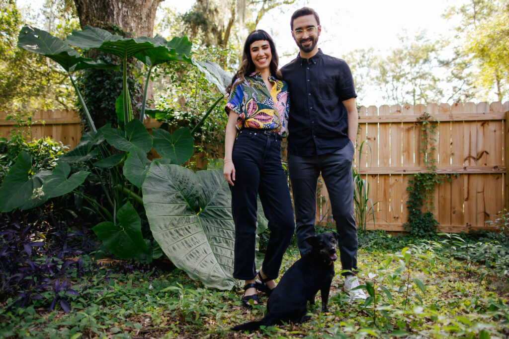 Engagement Photos with Dog in Gainesville