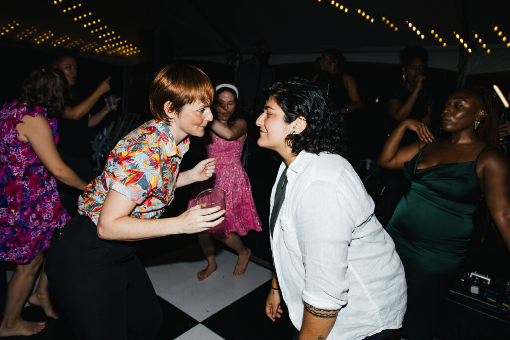 Guests dancing at Destination Wedding Reception in Alabama