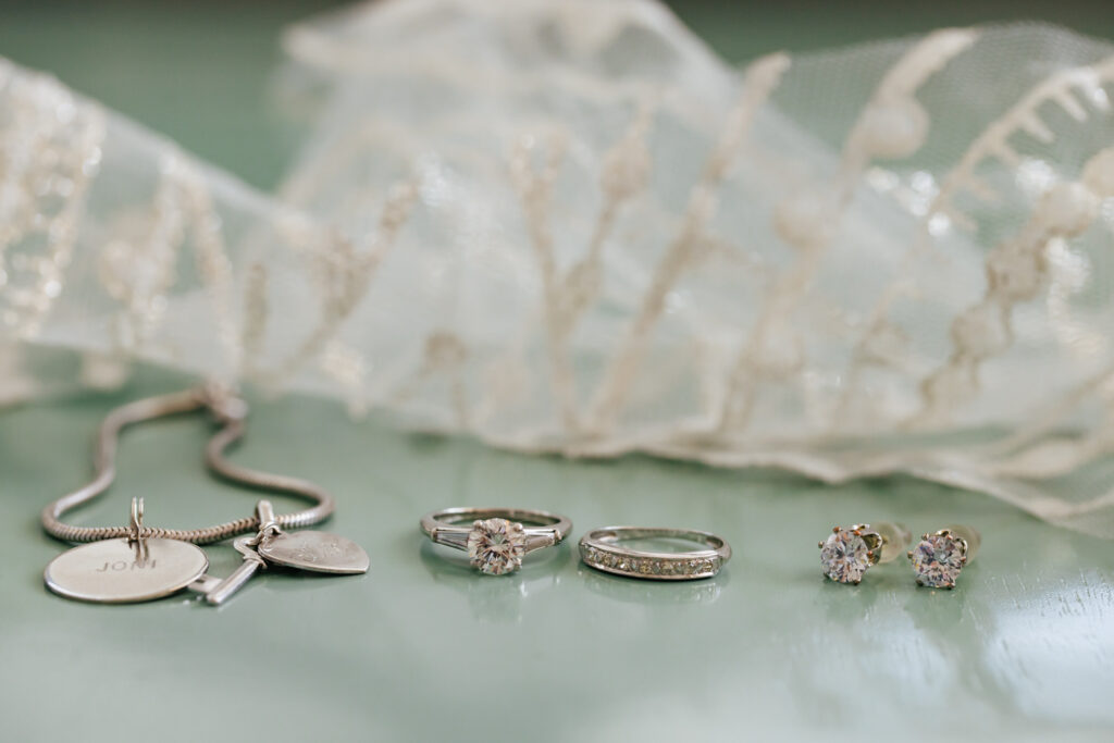 Silver Jewelry and Details for LGBTQ+ Couple Alabama Destination Wedding