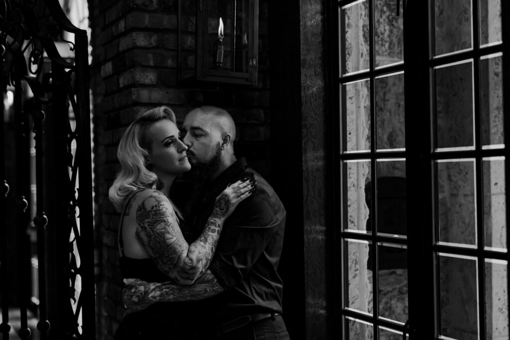 Gothic Witchy Couples Session Cruz Building Florida