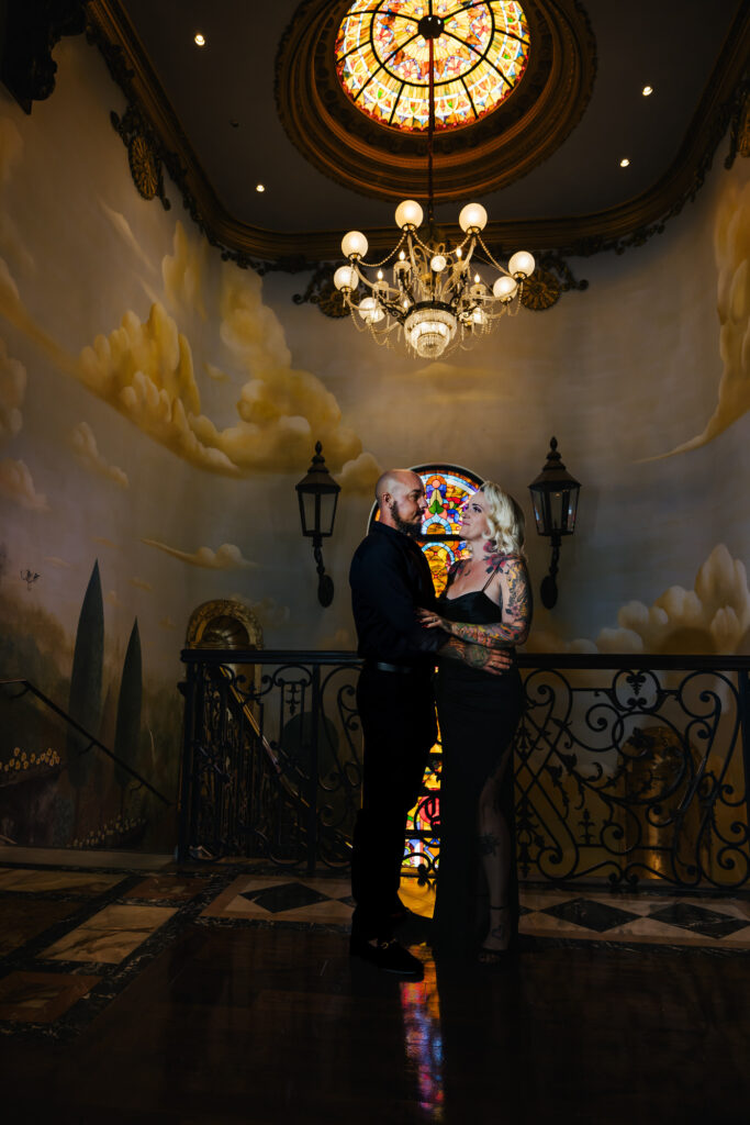 Gothic Witchy Couples Session Cruz Building Florida