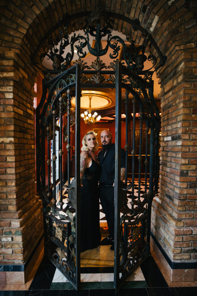 Gothic Witchy Couples Session Cruz Building Florida