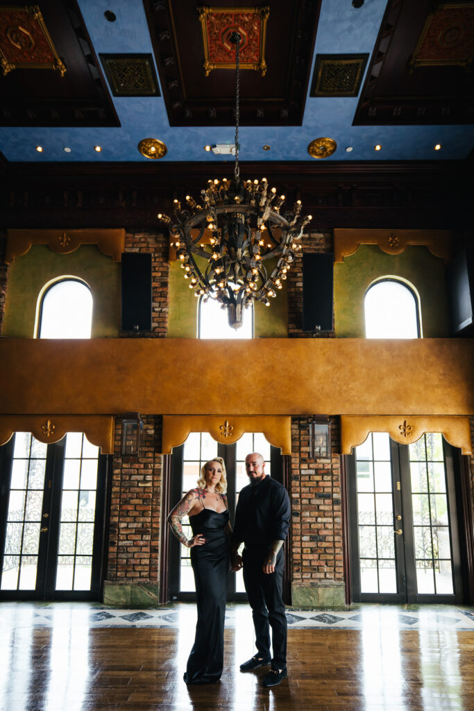 Gothic Witchy Couples Session Cruz Building Florida