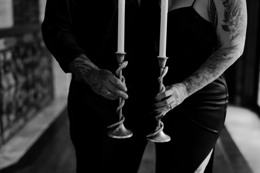 Gothic Witchy Couples Session Cruz Building Florida