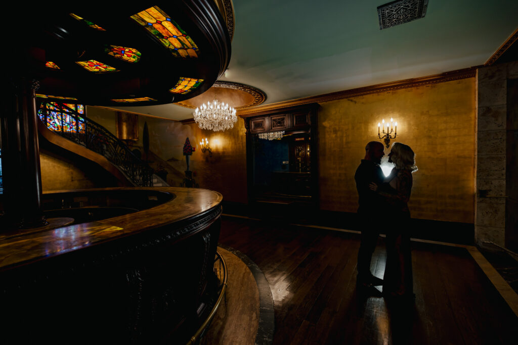 Gothic Witchy Couples Session Cruz Building Florida