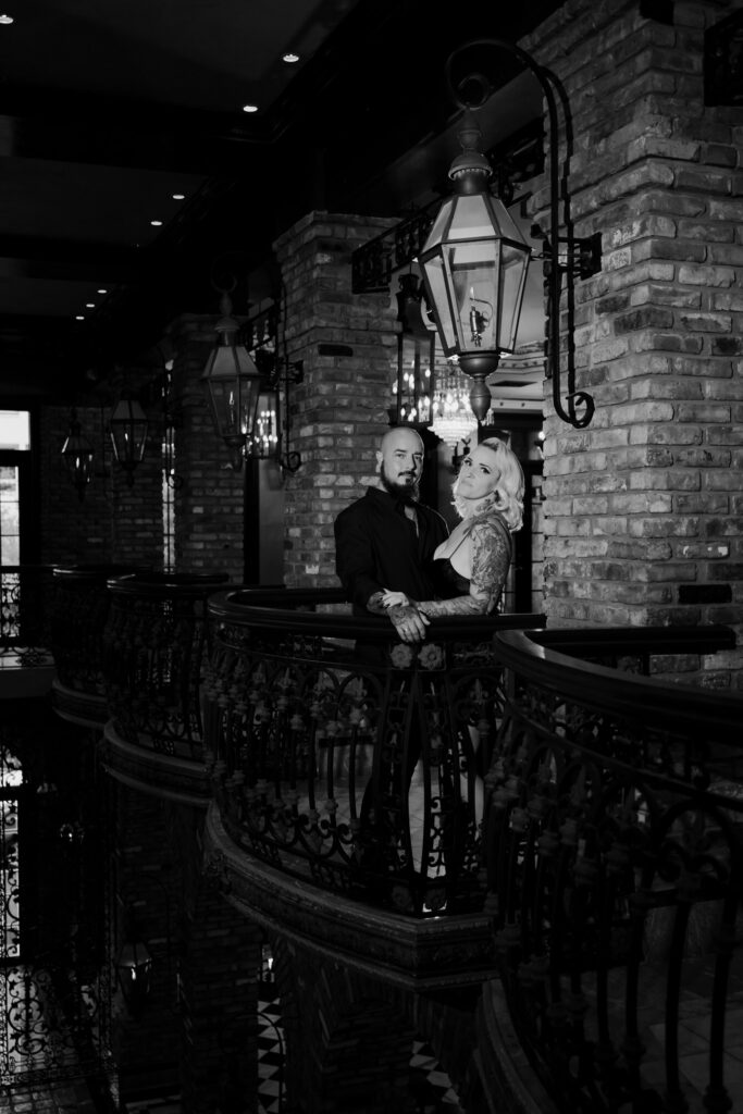 Gothic Witchy Couples Session Cruz Building Florida