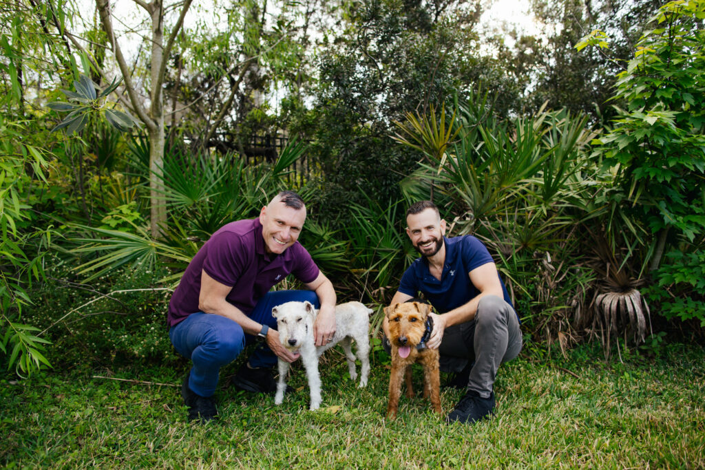 LGBTQ+ Family and Pet Portrait Session Wilton Manors, Florida