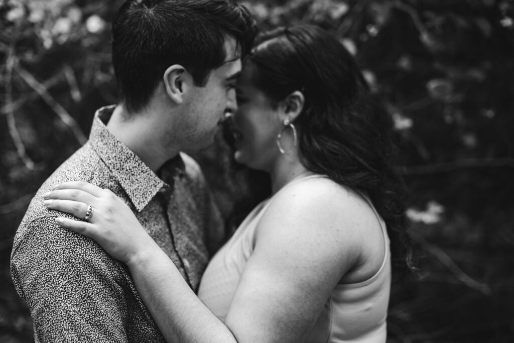 Quirky Couple posing for Engagement Portraits in Vero Beach by Tiny House Photo