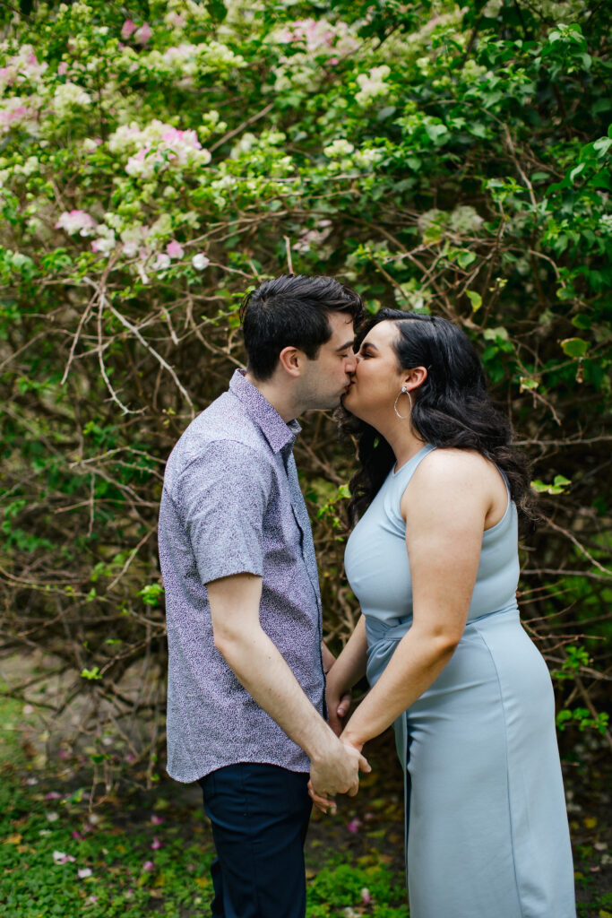 Quirky Couple posing for Engagement Portraits in Vero Beach by Tiny House Photo