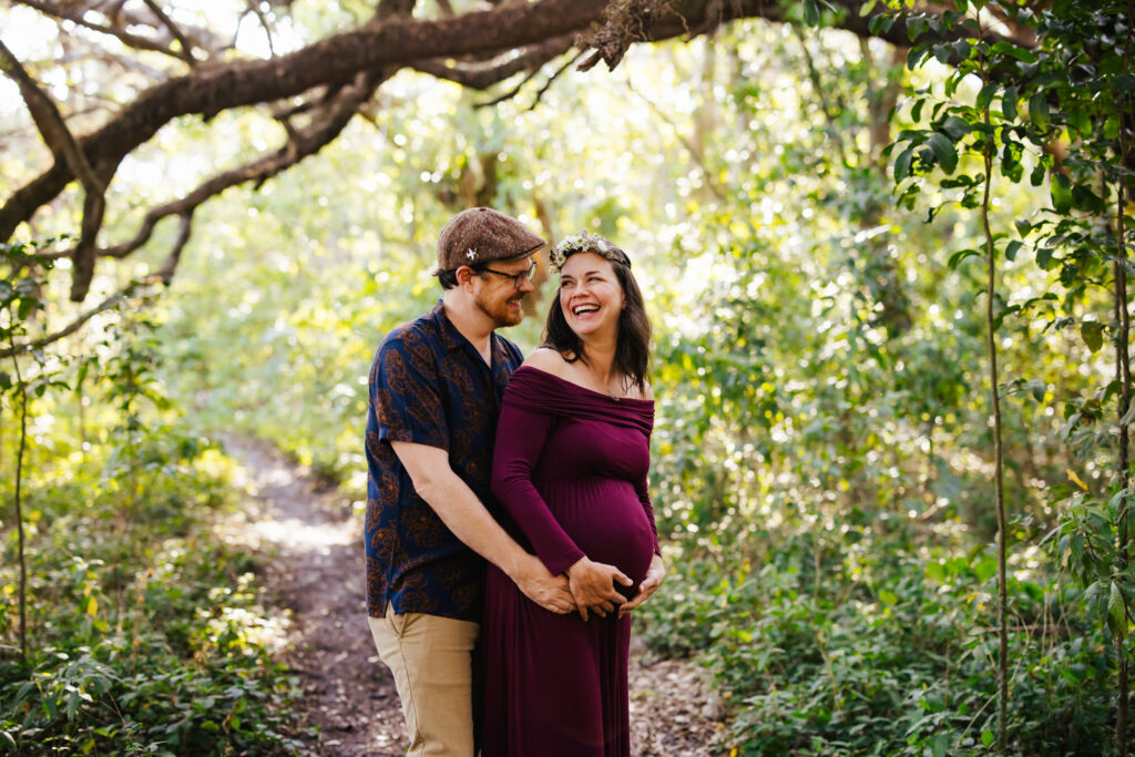 Pregnancy Portraits in Florida Nature