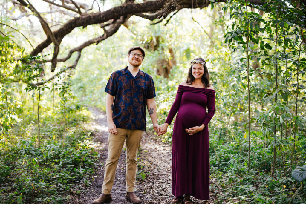 Pregnancy Portraits in Florida Nature