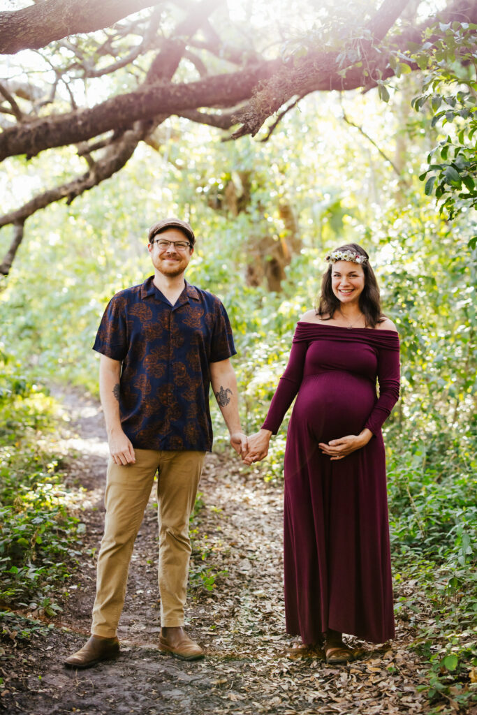 Pregnancy Portraits in Florida Nature