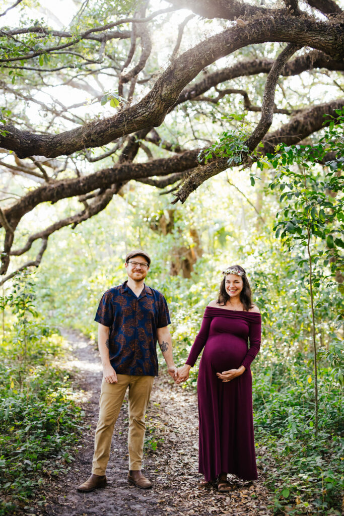 Pregnancy Portraits in Florida Nature