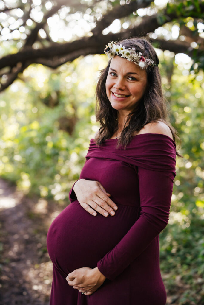 Pregnancy Portraits in Florida Nature