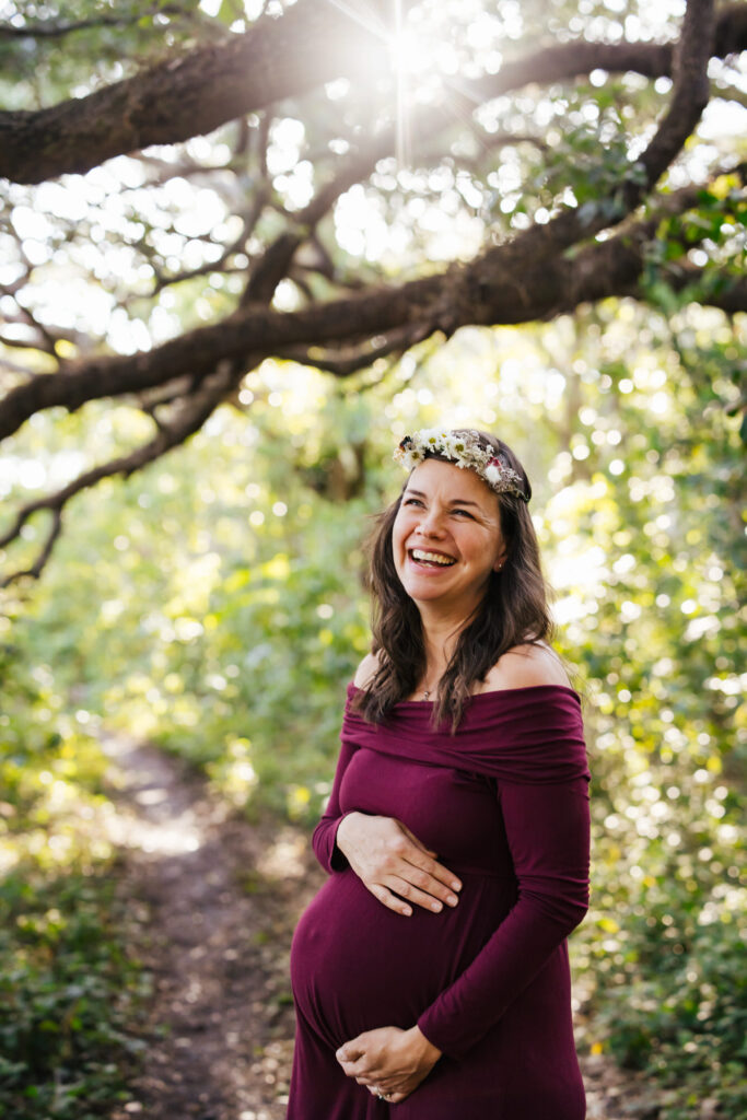 Pregnancy Portraits in Florida Nature