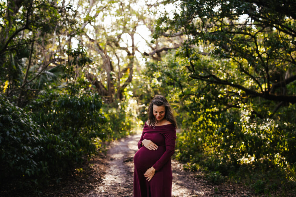 Pregnancy Portraits in Florida Nature