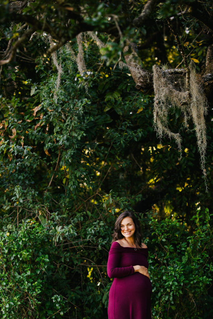 Pregnancy Portraits in Florida Nature