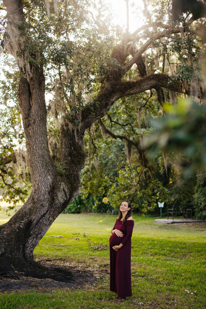 Pregnancy Portraits in Florida Nature