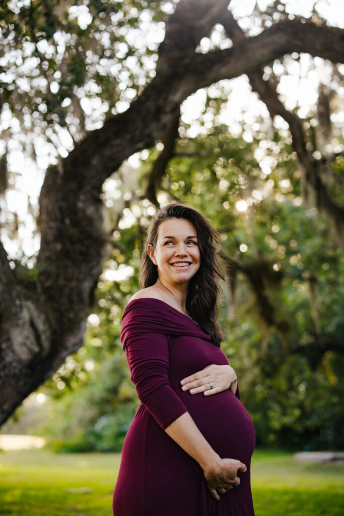 Pregnancy Portraits in Florida Nature