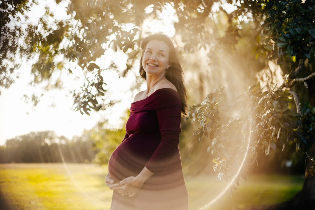 Pregnancy Portraits in Florida Nature