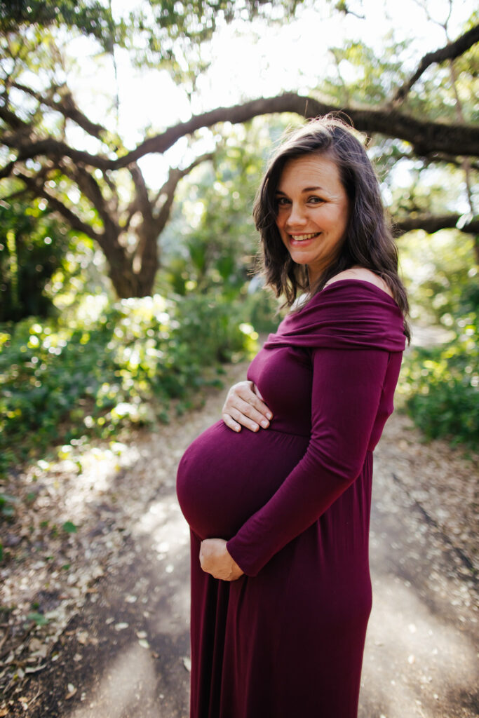 Pregnancy Portraits in Florida Nature