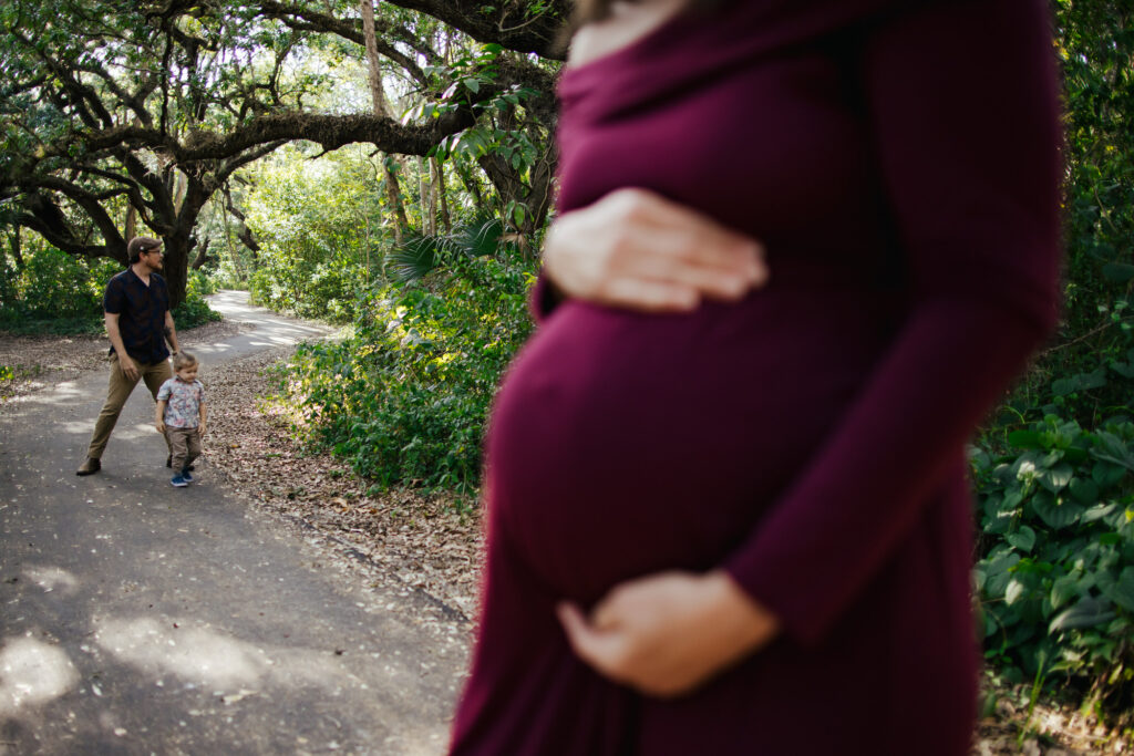 Pregnancy Portraits in Florida Nature