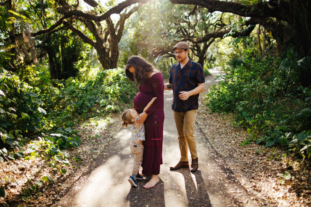 Pregnancy Portraits in Florida Nature