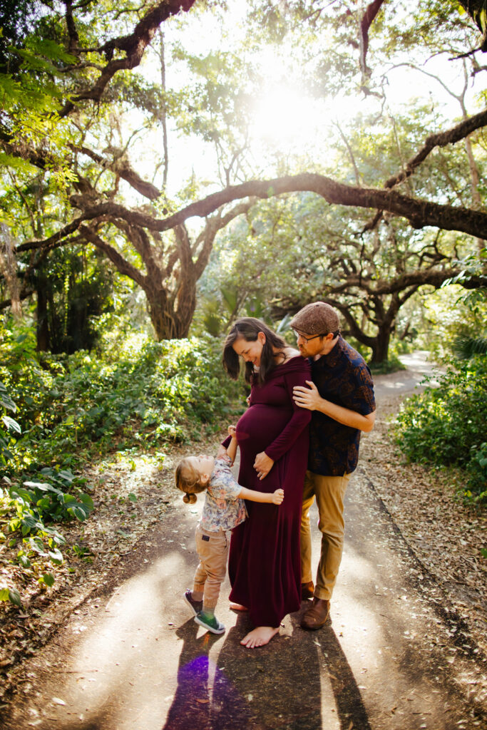 Pregnancy Portraits in Florida Nature