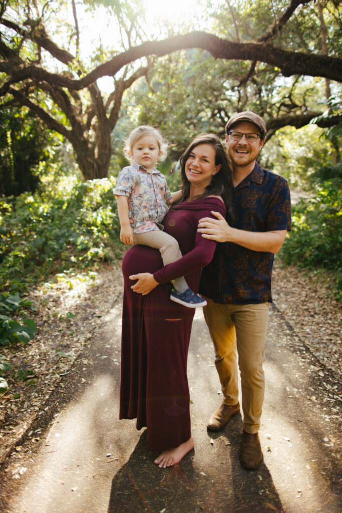 Pregnancy Portraits in Florida Nature