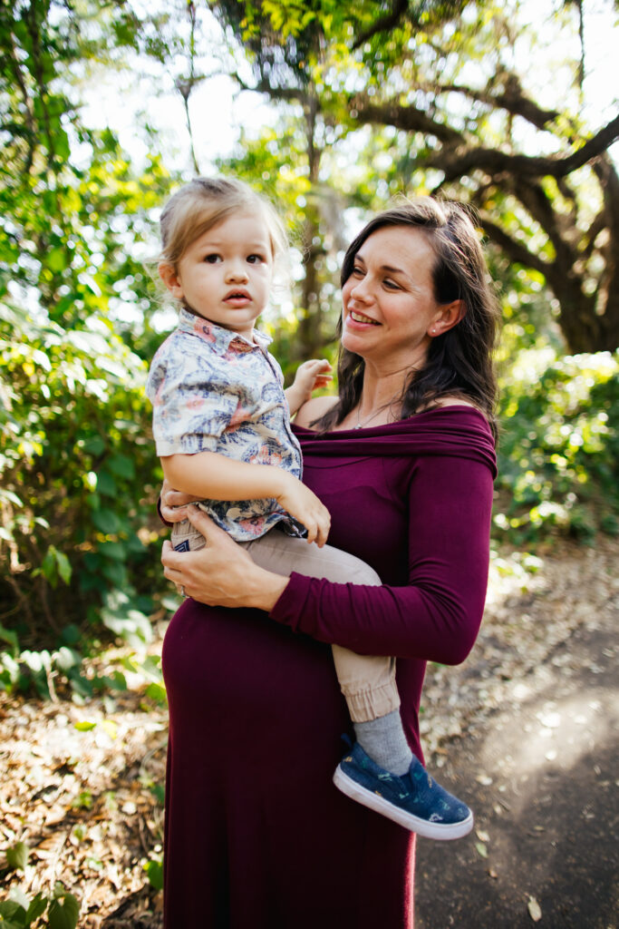 Pregnancy Portraits in Florida Nature