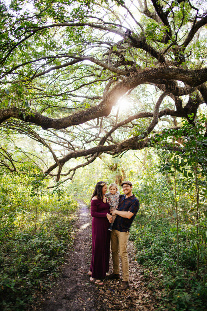 Pregnancy Portraits in Florida Nature