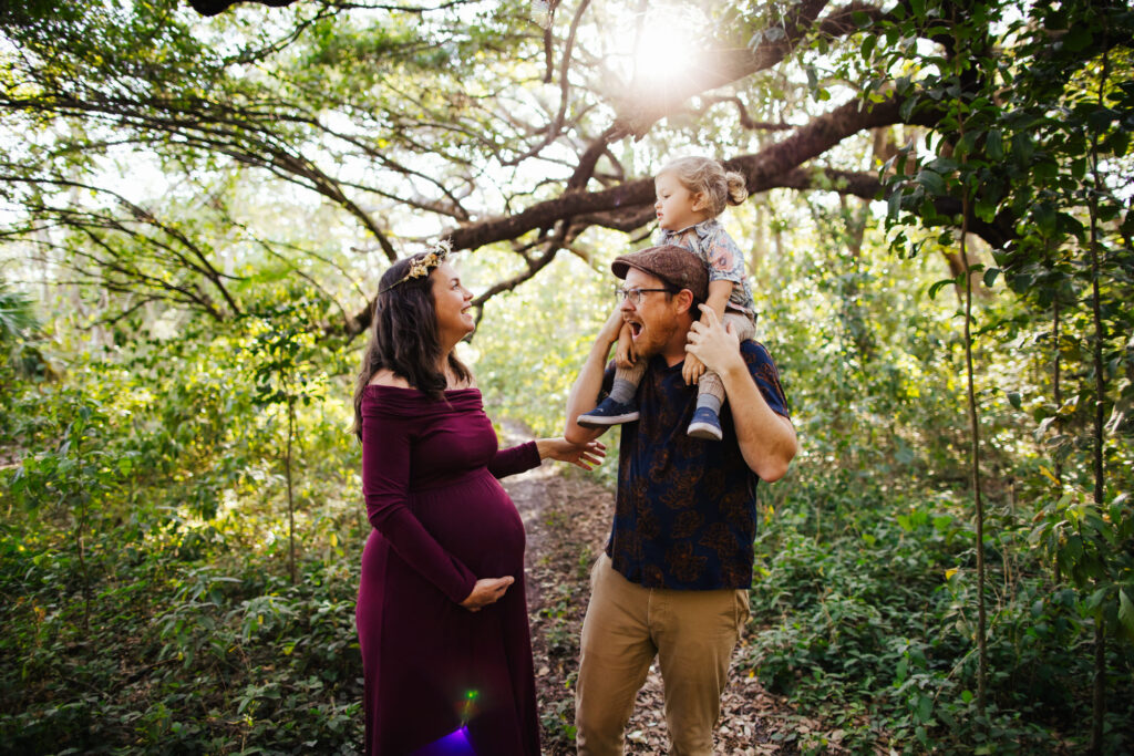 Pregnancy Portraits in Florida Nature