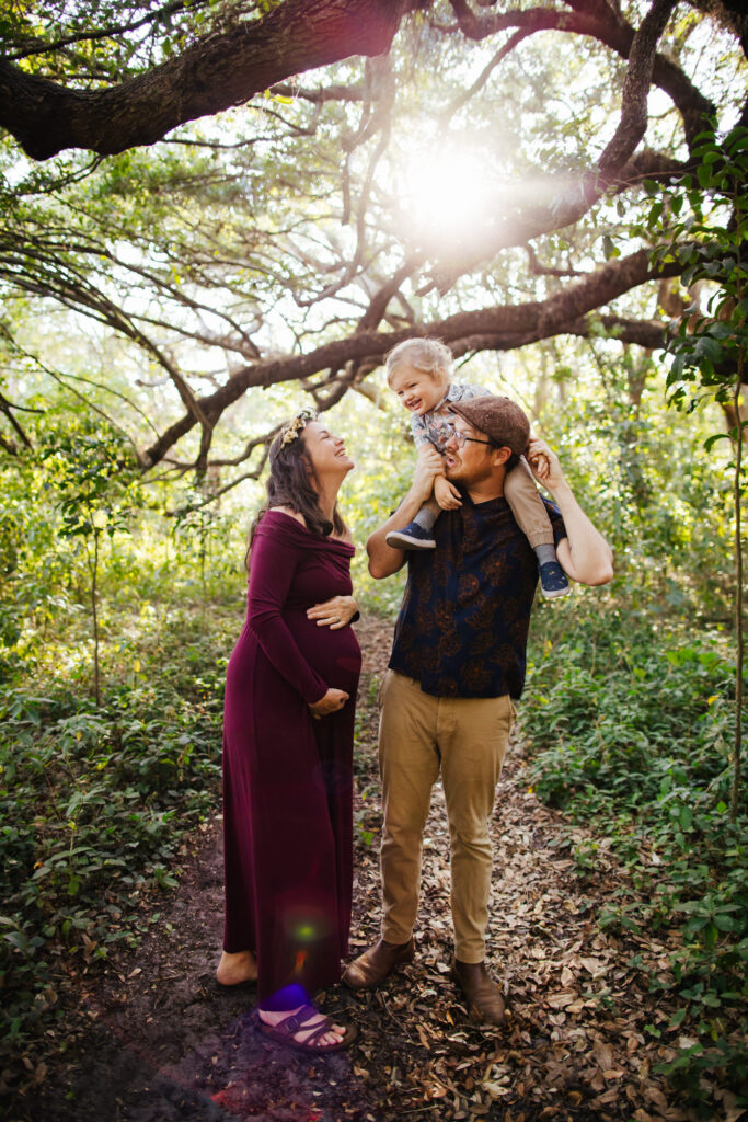 Pregnancy Portraits in Florida Nature