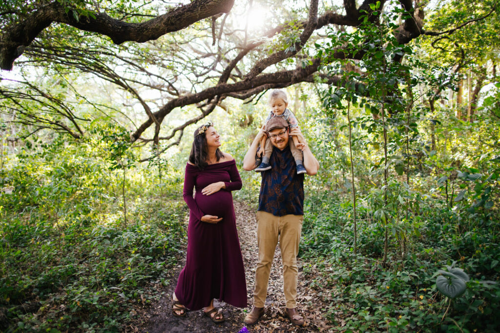 Pregnancy Portraits in Florida Nature