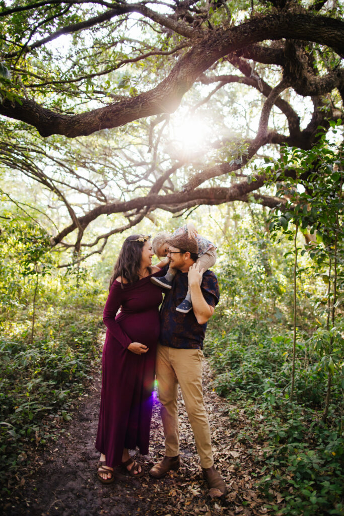 Pregnancy Portraits in Florida Nature