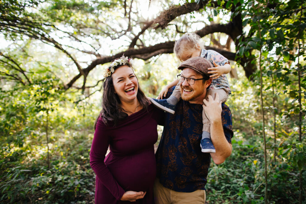 Pregnancy Portraits in Florida Nature