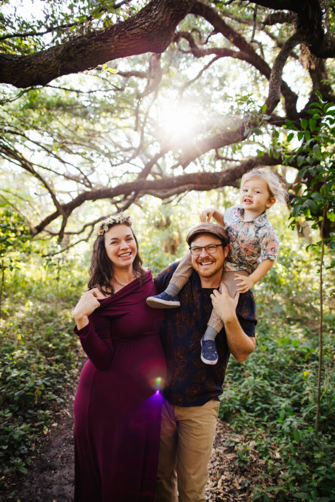 Pregnancy Portraits in Florida Nature