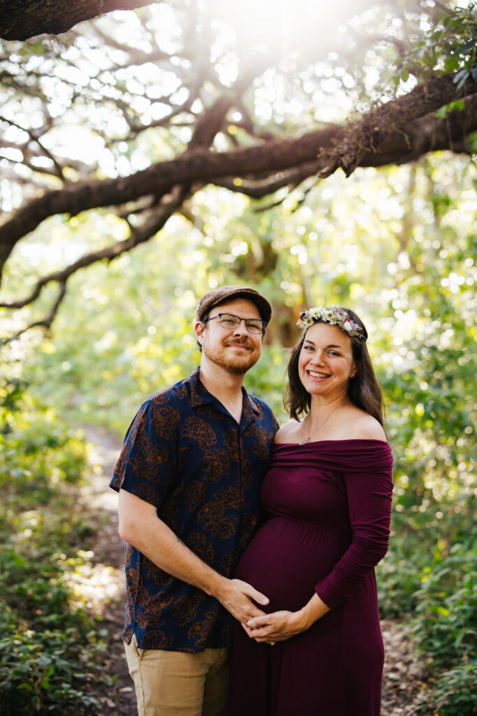 Pregnancy Portraits in Florida Nature