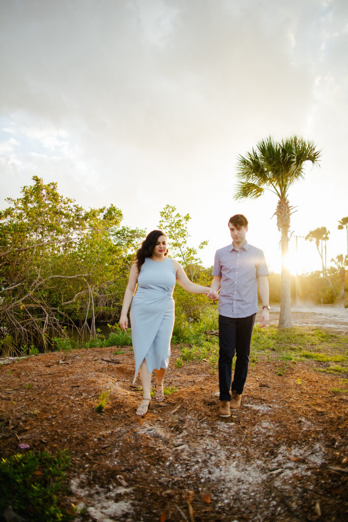 Stormy Weather Engagement Session in Vero Beach