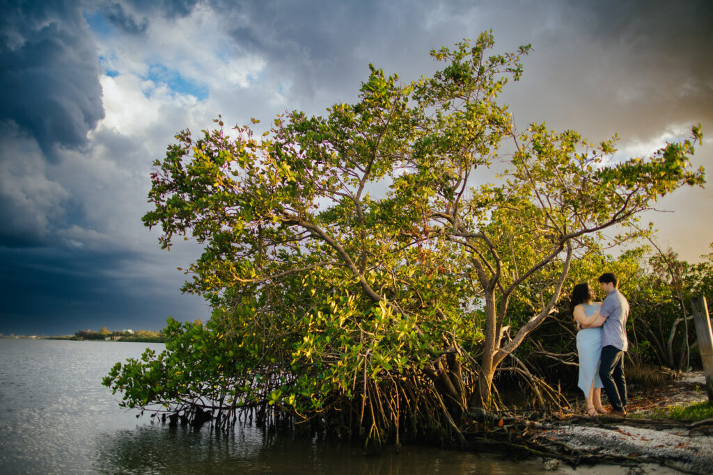 Stormy Weather Engagement Session in Vero Beach